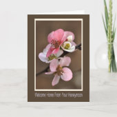 Willkommen Zuhause von Ihrer Flitterwoche Karte (Vorderseite)