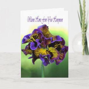 Willkommen Zuhause von Ihrer Flitterwoche Karte