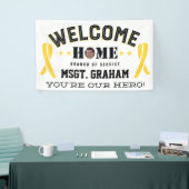 Willkommen Zuhause Yellow Ribbon Militärmitglied Banner (Messeveranstaltung)