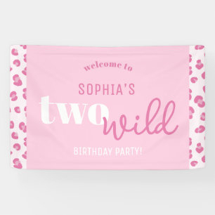 Willkommen zum 2. Geburtstag von Two Wild Girl Banner