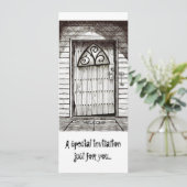 Willkommen zum Abendessen Einladung (Stehend Vorderseite)