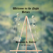 Willkommen zum Abendessen vor der Probe Acrylschild (Neutral)