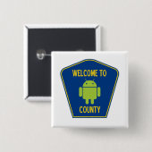 Willkommen zum androiden Landkreis (Wanze Droid Button (Vorne & Hinten)