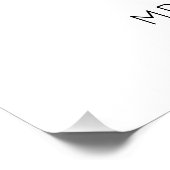 Willkommen zum Beginn unserer ewigen Hochzeit Poster (Ecke)