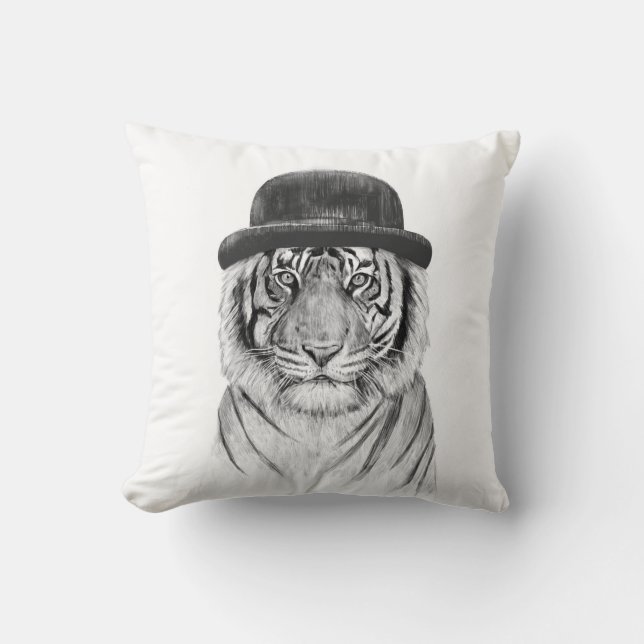 Willkommen zum Dschungel Kissen (Vorderseite)