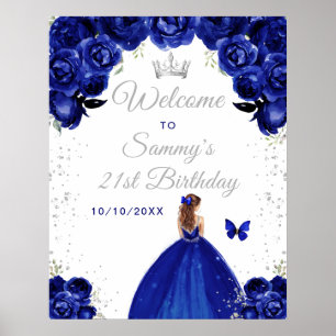 Willkommen zum Geburtstag der Prinzessin mit navyb Poster