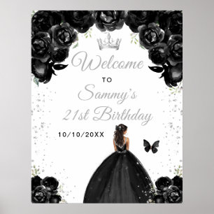 Willkommen zum Geburtstag der schwarzen Prinzessin Poster