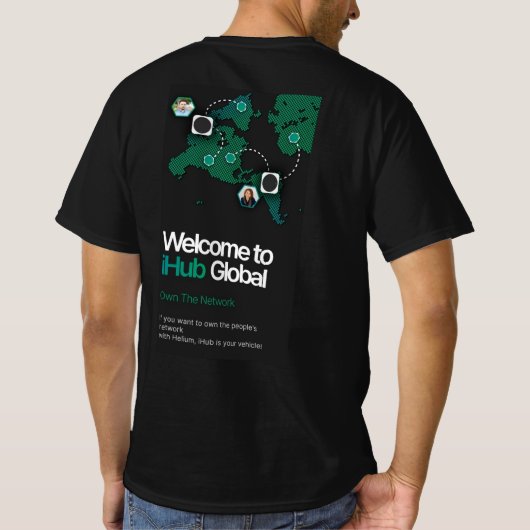 Willkommen zum globalen iHub-T - Shirt (Rückseite)