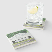 Willkommen zum Hilton- Head Steinuntersetzer (Seitenansicht)