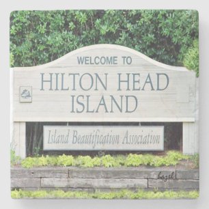 Willkommen zum Hilton- Head Steinuntersetzer
