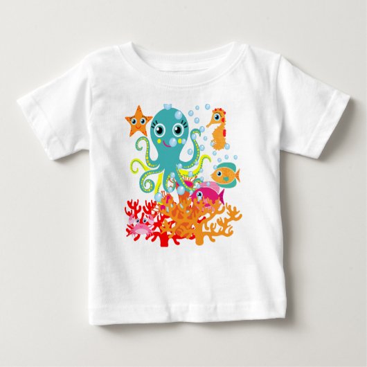 Willkommen zum Ozean Baby T-shirt (Vorderseite)