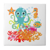 Willkommen zum Ozean Fliese (Vorderseite)