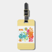 Willkommen zum Ozean Gepäckanhänger (Vorderseite vertikal)