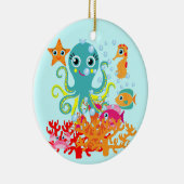 Willkommen zum Ozean Keramik Ornament (Rechts)