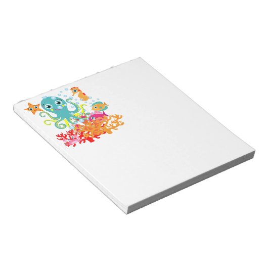 Willkommen zum Ozean Notizblock (angewinkelt)