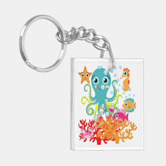 Willkommen zum Ozean Schlüsselanhänger (Vorderseite links)