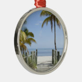 Willkommen zum Paradies Ornament Aus Metall (Rechts)