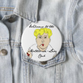 Willkommen zum Schwiegermutter-Verein Button (Beispiel)