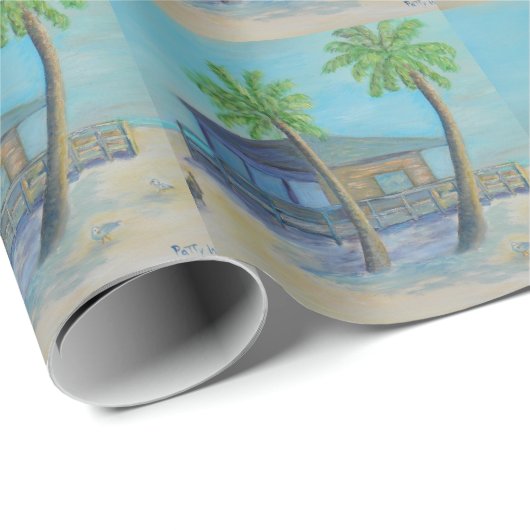 WILLKOMMEN zum STRAND Packpapier (Rolleneckpunkt)