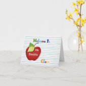 Willkommen zum Studenten von Lehrer Karte (Gelbe Blume)