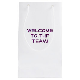Willkommen zum Team! Kleine Geschenktüte