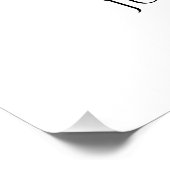 Willkommen zum unterschreiben poster (Ecke)