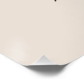 Willkommen zum Unterschreiben Poster (Ecke)