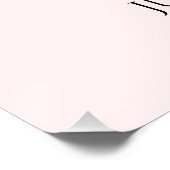 Willkommen zum unterschreiben poster (Ecke)