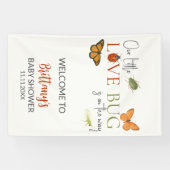 Willkommen zur Baby Shower Little Love Bug Banner (Horizontal)