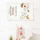 Willkommen zur Baby Shower Little Love Bug Banner (InSitu)