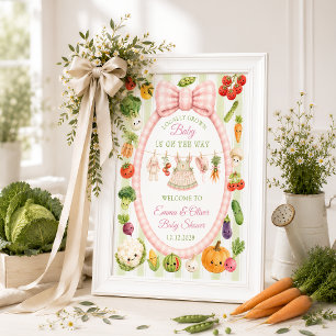 Willkommen zur Babyparty auf dem lokal ansässigen  Poster