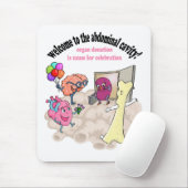 Willkommen zur Bauchhöhle! Mousepad (Mit Mouse)