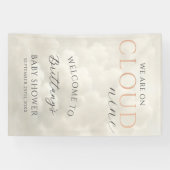 Willkommen zur Cloud Nine Baby Shower Banner (Horizontal)