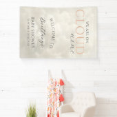 Willkommen zur Cloud Nine Baby Shower Banner (InSitu)
