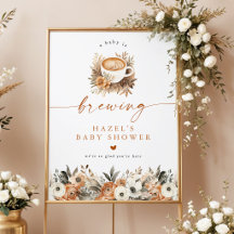 Willkommen zur Coffee Baby Shower, Baby ist auf de