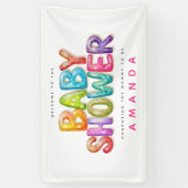 Willkommen zur farbenfrohen Regenbogenstreifen Bab Banner (Vertikal)