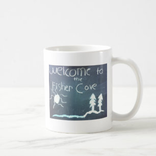 Willkommen zur Fisher-Bucht Kaffeetasse