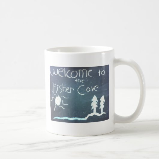Willkommen zur Fisher-Bucht Kaffeetasse (Rechts)