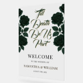 Willkommen zur Hochzeit: Bis dass der Tod uns sche Acrylschild (Winkel)