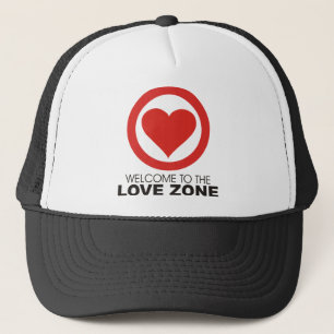Willkommen zur Liebe-Zone Truckerkappe