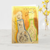 Willkommen zur Marrakesch-Grußkarte, Brad Hines Karte (Gelbe Blume)