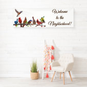 Willkommen zur Nachbarschafts-Fahne Banner (Insitu)