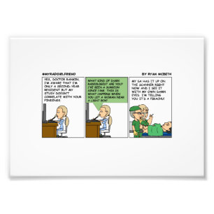 Willkommen zur Radiologie Fotodruck