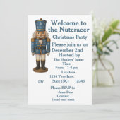 willkommen zur Weihnachtsfeier Einladung (Stehend Vorderseite)