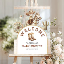 Willkommen zur Wild-West-Little-Cowboy-Baby-Party