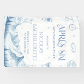 Willkommen zur Winter Apres Ski Junggesellinnenpar Banner (Horizontal)