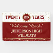 Willkommen zurück! 20. Klassentreffen Banner (Horizontal)
