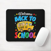 Willkommen zurück auf dem Schulbusfahrer am ersten Mousepad (Mit Mouse)