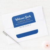 Willkommen zurück! Aufkleber für Wiedersehen-Klass (Umschlag)