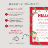 Willkommen zurück Elf Hallo Weihnachten Elf Person